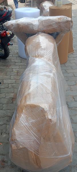 Bike wrapped end to end – packers and movers in Lucknow